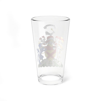 Coats of Arms of the Bruce baronets of Stenhouse (Scotland) (Coat of Arms) Pint Glass 16oz