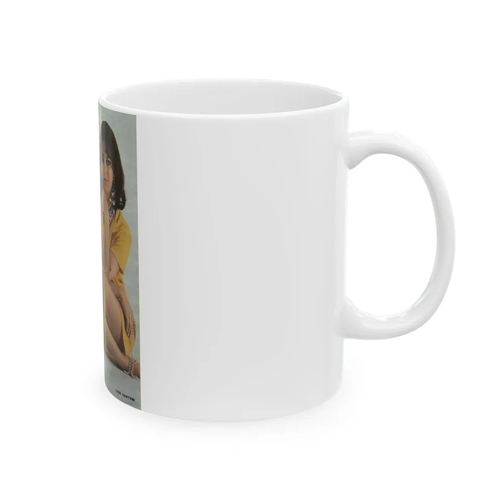 Lisa Gastoni #54 - Mag. Cover (Vintage Female Icon) White Coffee Mug-Go Mug Yourself