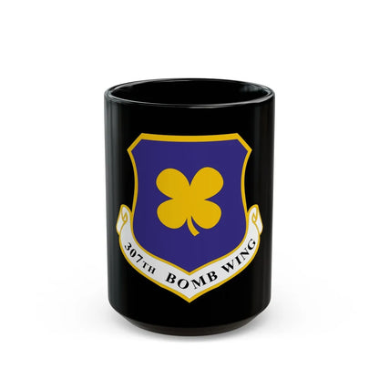 307th Bomb Wing (U.S. Air Force) Black Coffee Mug-15oz-Go Mug Yourself