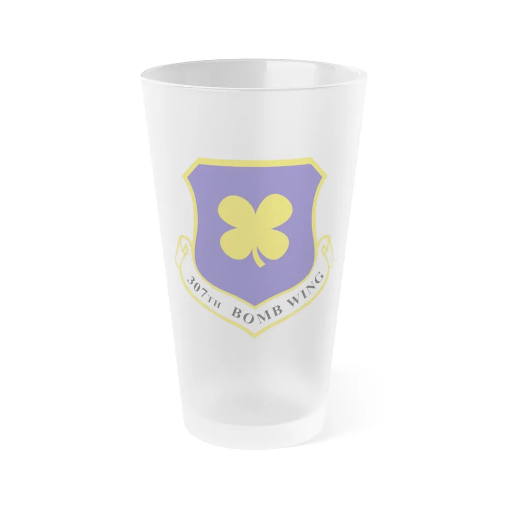 307th Bomb Wing (U.S. Air Force) Frosted Pint Glass 16oz-16oz-Frosted-Go Mug Yourself