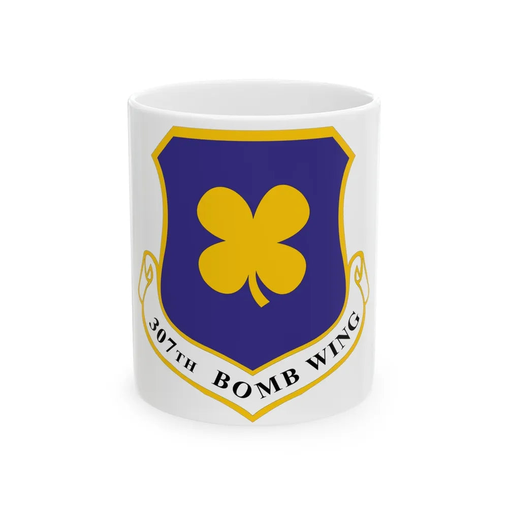 307th Bomb Wing (U.S. Air Force) White Coffee Mug-11oz-Go Mug Yourself