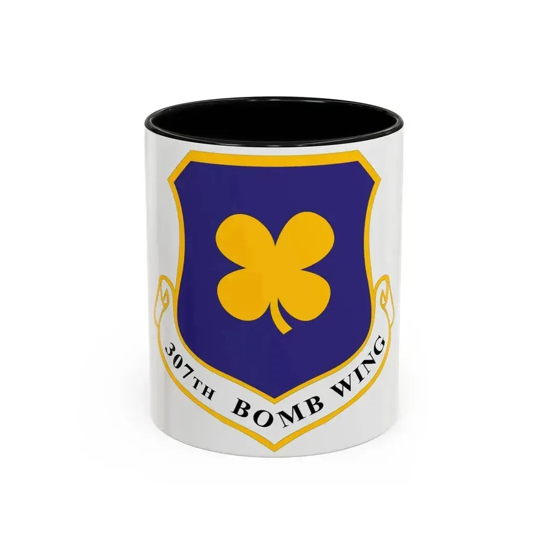 307th Bomb Wing (U.S. Air Force) Accent Coffee Mug 11oz Black - Go Mug Yourself
