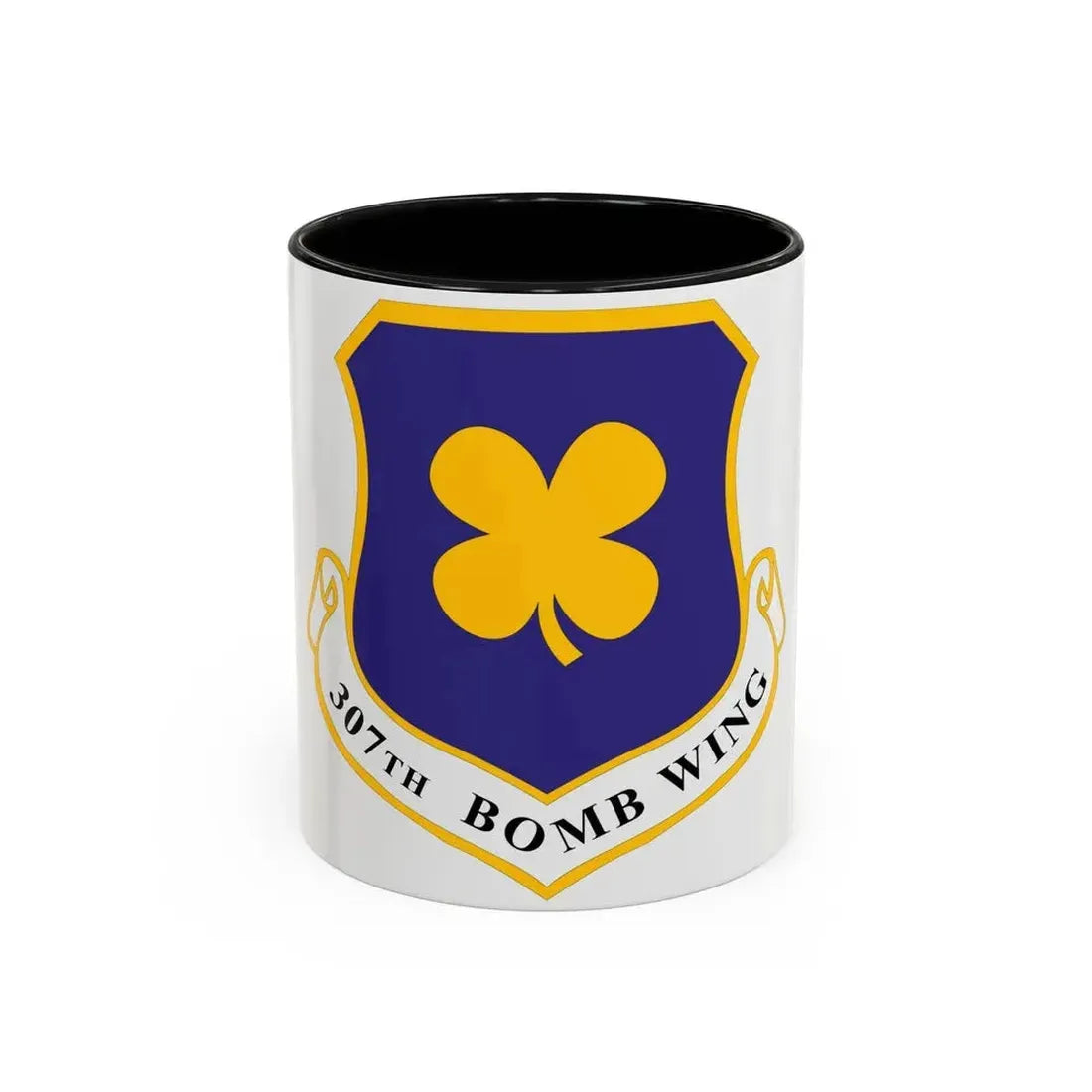 307th Bomb Wing (U.S. Air Force) Accent Coffee Mug 11oz Black - Go Mug Yourself