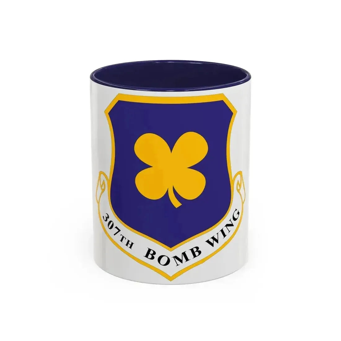 307th Bomb Wing (U.S. Air Force) Accent Coffee Mug 11oz Navy - Go Mug Yourself