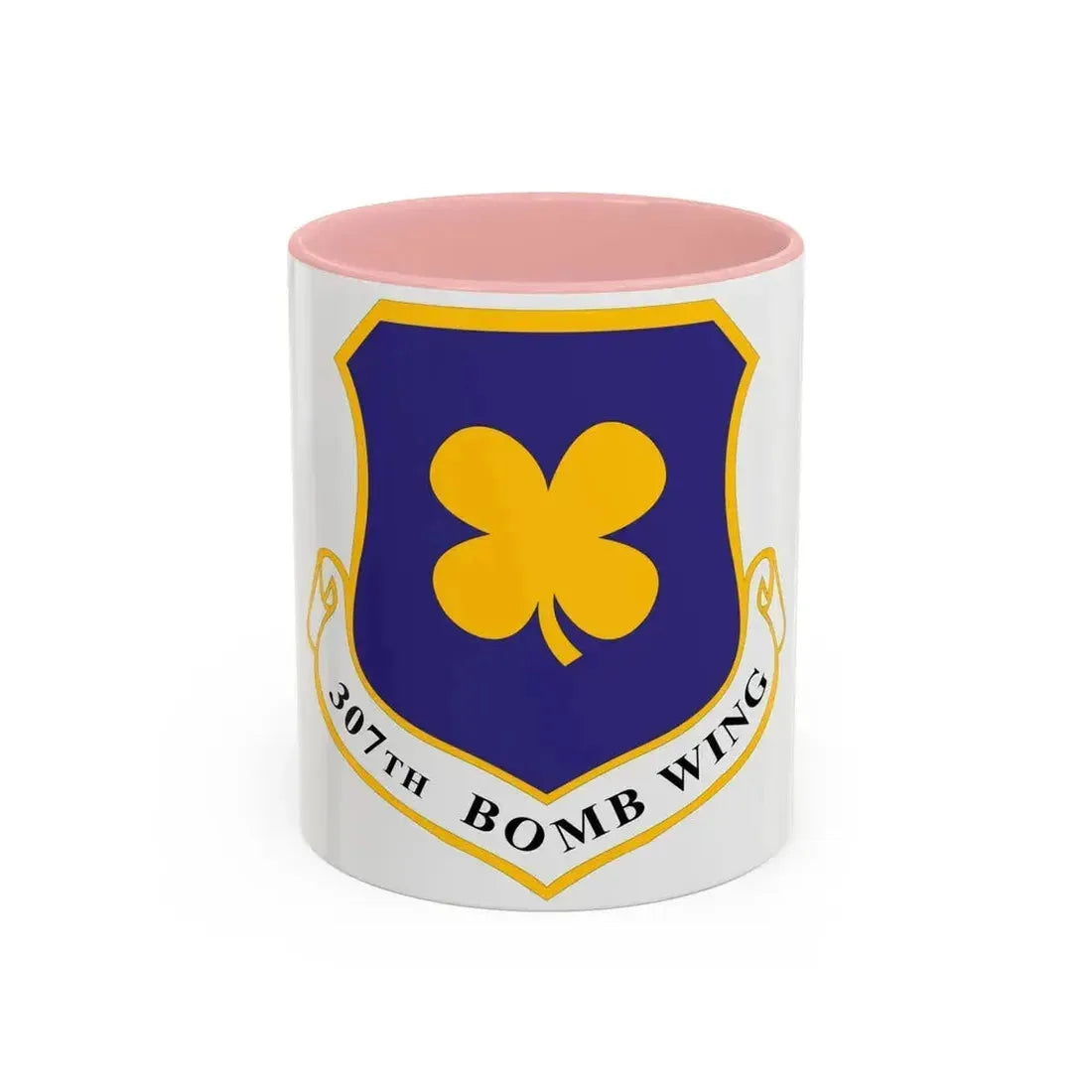 307th Bomb Wing (U.S. Air Force) Accent Coffee Mug 11oz Pink - Go Mug Yourself