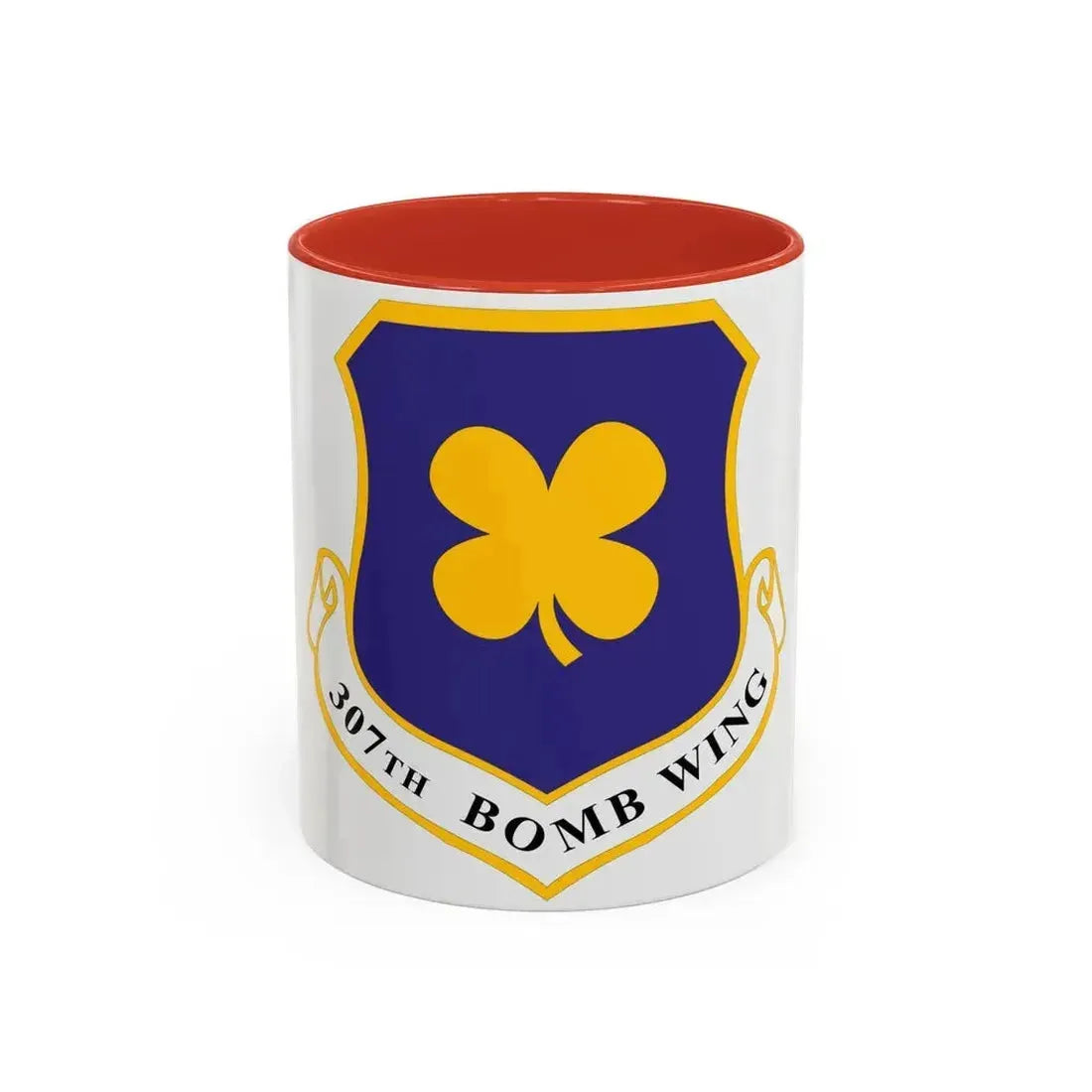 307th Bomb Wing (U.S. Air Force) Accent Coffee Mug 11oz Red - Go Mug Yourself