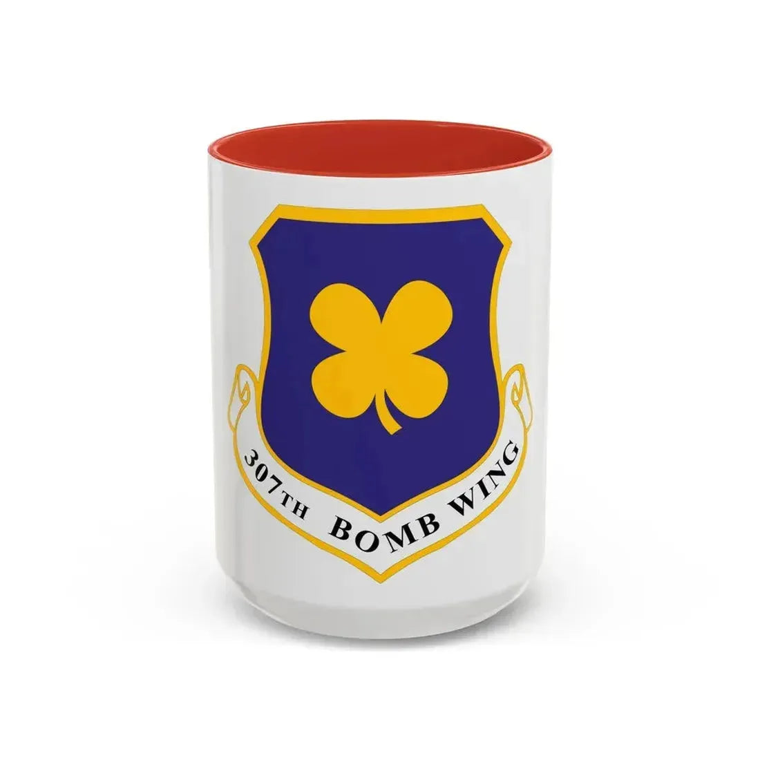 307th Bomb Wing (U.S. Air Force) Accent Coffee Mug 15oz Red - Go Mug Yourself