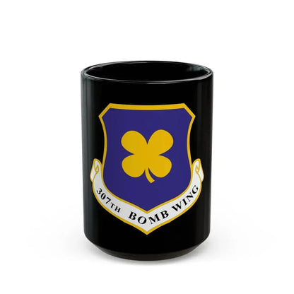 307th Bomb Wing (U.S. Air Force) Black Coffee Mug 15oz - Go Mug Yourself