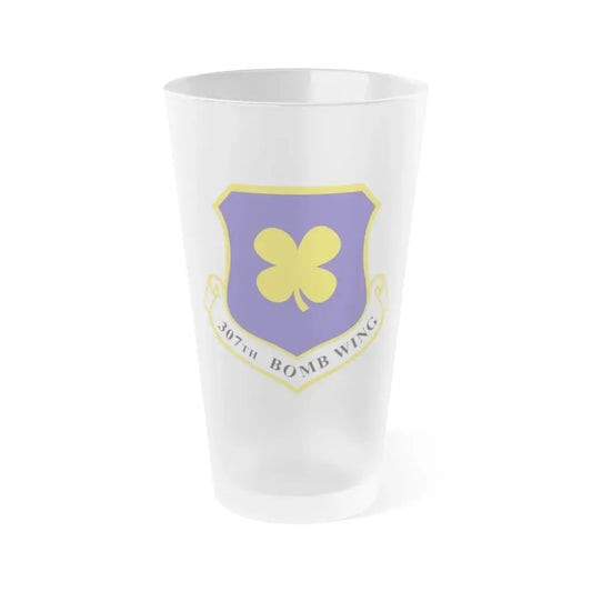 307th Bomb Wing (U.S. Air Force) Frosted Pint Glass 16oz 16oz Frosted - Go Mug Yourself