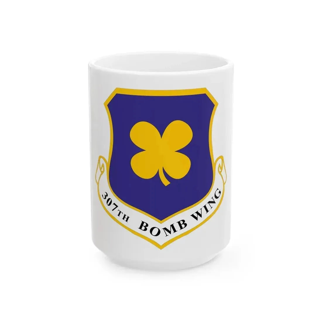 307th Bomb Wing (U.S. Air Force) White Coffee Mug 15oz - Go Mug Yourself