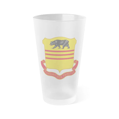 308 Cavalry Regiment (U.S. Army) Frosted Pint Glass 16oz-Go Mug Yourself