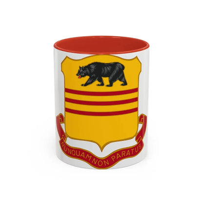 308 Cavalry Regiment (U.S. Army) Accent Coffee Mug 11oz Red - Go Mug Yourself