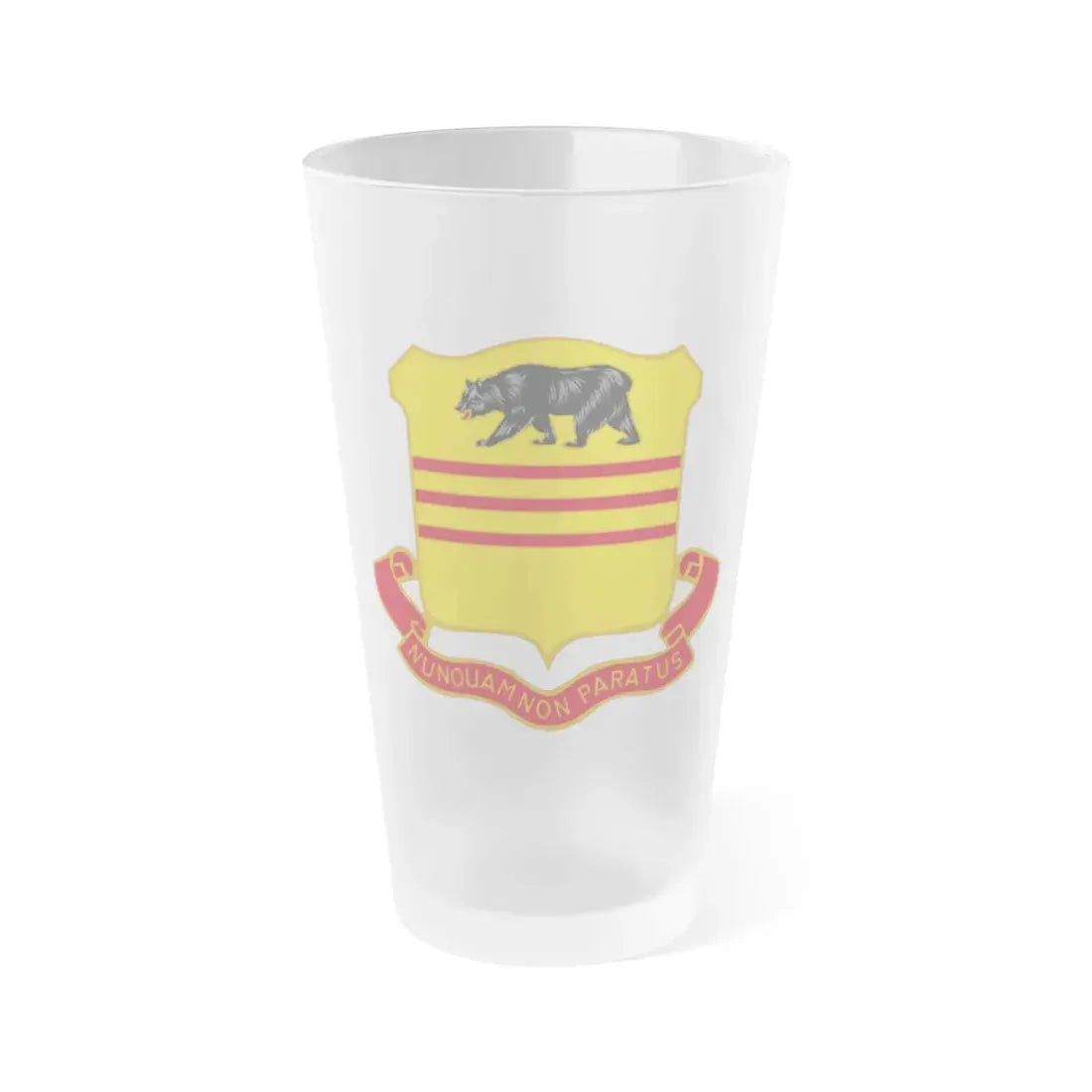308 Cavalry Regiment (U.S. Army) Frosted Pint Glass 16oz Default Title - Go Mug Yourself