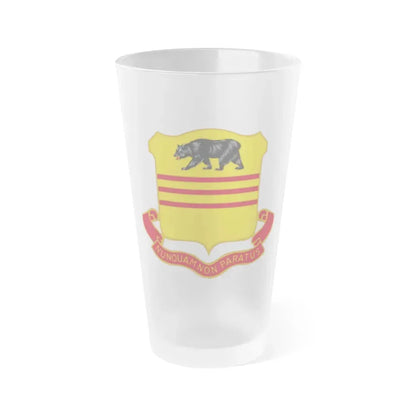308 Cavalry Regiment (U.S. Army) Frosted Pint Glass 16oz Default Title - Go Mug Yourself