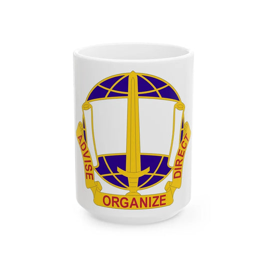 308 Civil Affairs Brigade 2 (U.S. Army) White Coffee Mug-15oz-Go Mug Yourself