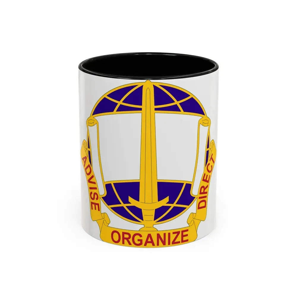 308 Civil Affairs Brigade 2 (U.S. Army) Accent Coffee Mug 11oz Black - Go Mug Yourself