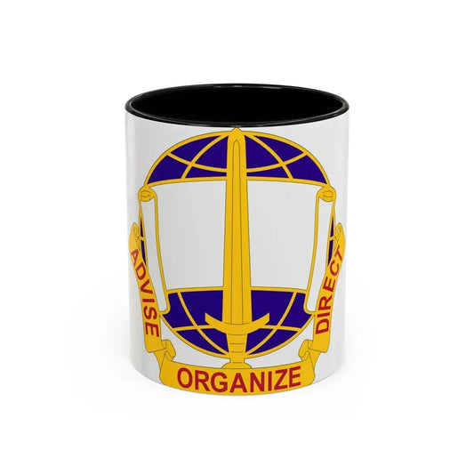 308 Civil Affairs Brigade 2 (U.S. Army) Accent Coffee Mug 11oz Black - Go Mug Yourself