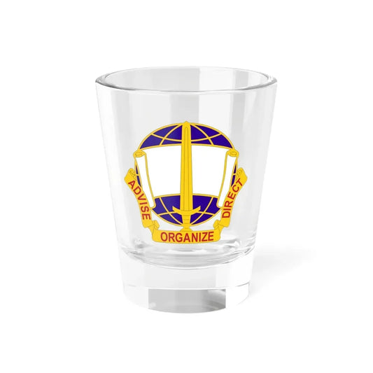 308 Civil Affairs Brigade 2 (U.S. Army) Shot Glass 1.5oz 1.5oz - Go Mug Yourself