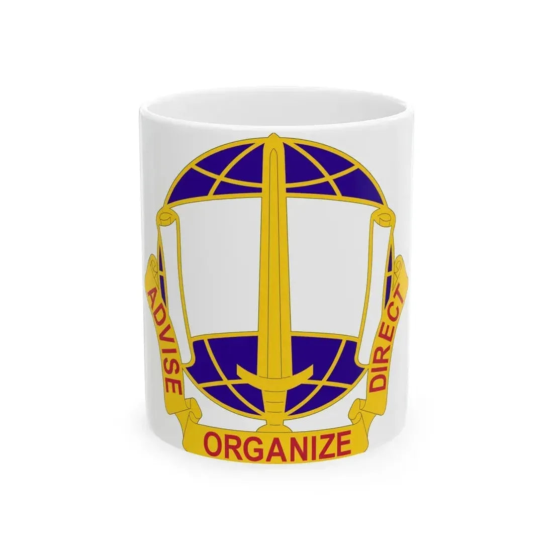 308 Civil Affairs Brigade 2 (U.S. Army) White Coffee Mug 11oz - Go Mug Yourself