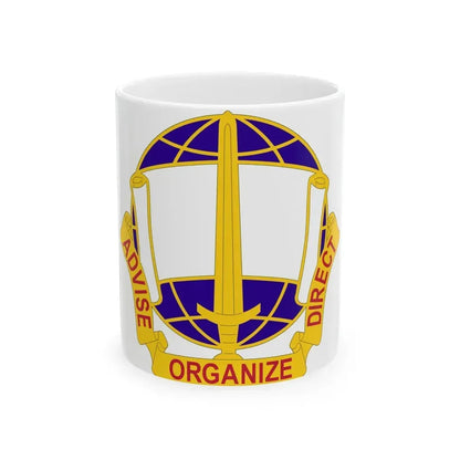 308 Civil Affairs Brigade 2 (U.S. Army) White Coffee Mug 11oz - Go Mug Yourself