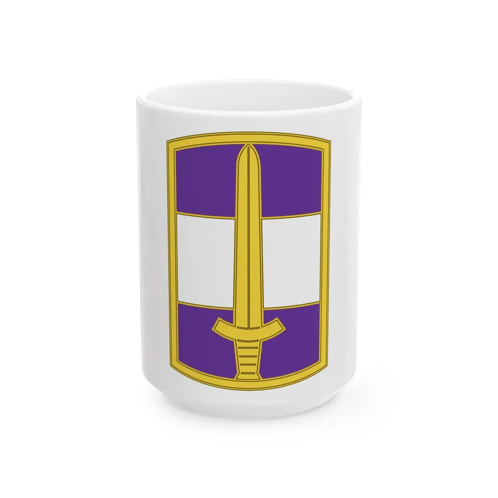 308 Civil Affairs Brigade 3 (U.S. Army) White Coffee Mug-15oz-Go Mug Yourself