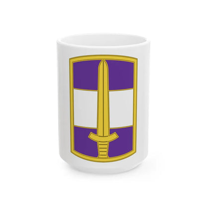 308 Civil Affairs Brigade 3 (U.S. Army) White Coffee Mug-15oz-Go Mug Yourself