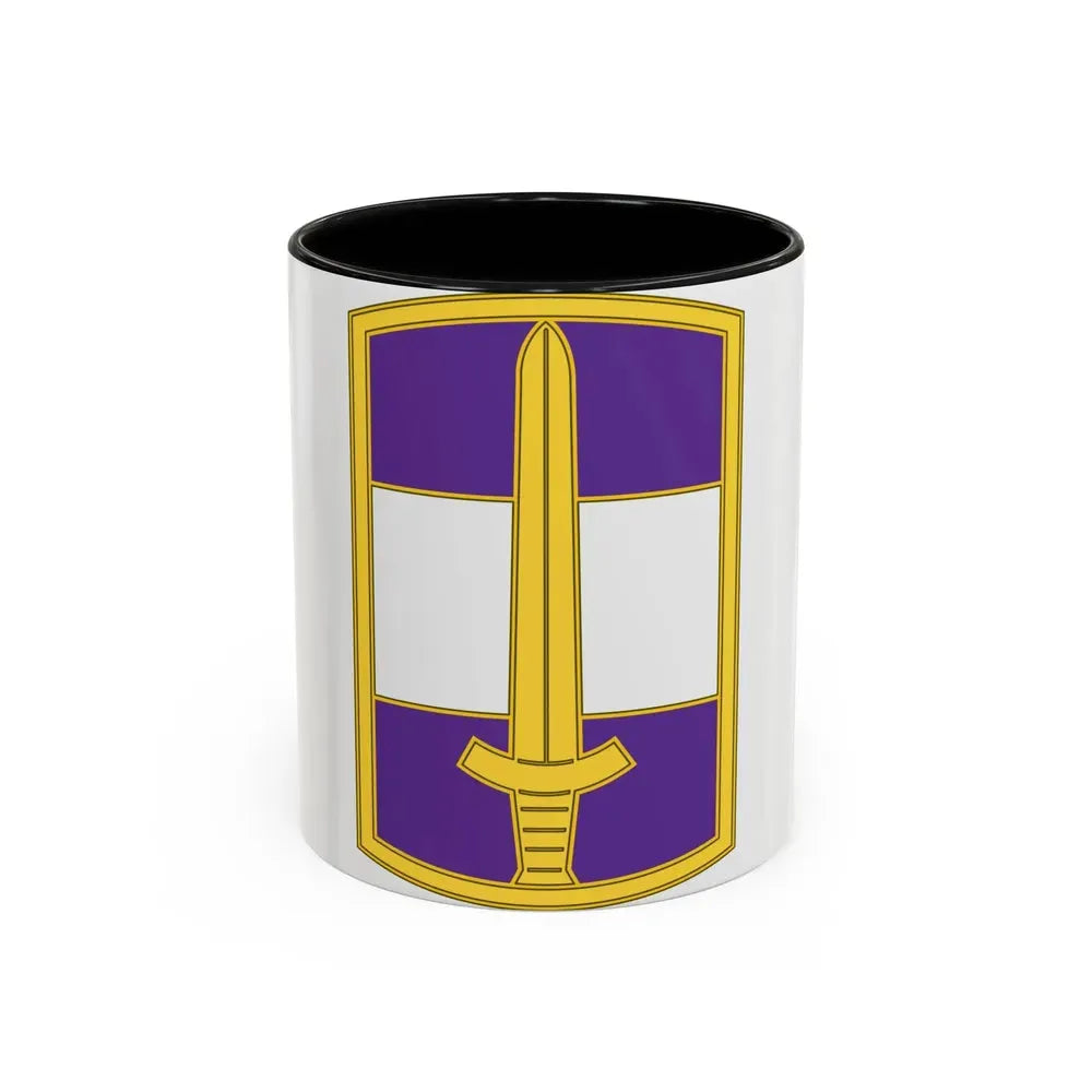 308 Civil Affairs Brigade 3 (U.S. Army) Accent Coffee Mug 11oz Black - Go Mug Yourself