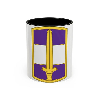 308 Civil Affairs Brigade 3 (U.S. Army) Accent Coffee Mug 11oz Black - Go Mug Yourself
