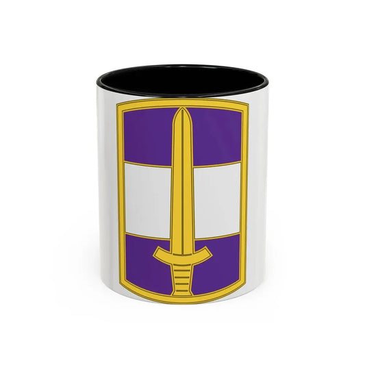 308 Civil Affairs Brigade 3 (U.S. Army) Accent Coffee Mug 11oz Black - Go Mug Yourself
