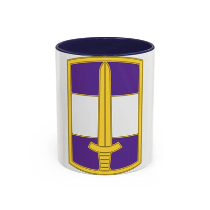 308 Civil Affairs Brigade 3 (U.S. Army) Accent Coffee Mug 11oz Navy - Go Mug Yourself
