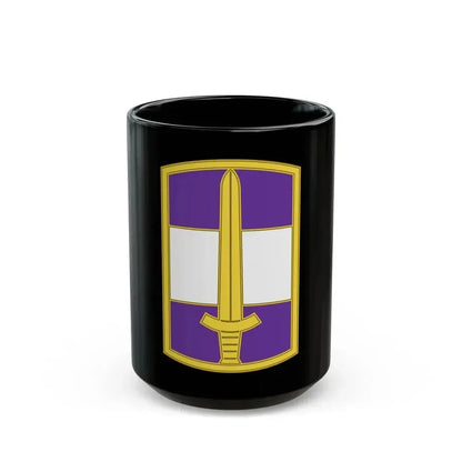 308 Civil Affairs Brigade 3 (U.S. Army) Black Coffee Mug 15oz - Go Mug Yourself