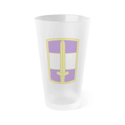 308 Civil Affairs Brigade 3 (U.S. Army) Frosted Pint Glass 16oz Default Title - Go Mug Yourself