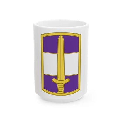 308 Civil Affairs Brigade 3 (U.S. Army) White Coffee Mug 15oz - Go Mug Yourself