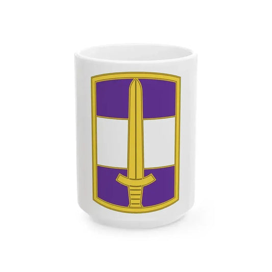 308 Civil Affairs Brigade 3 (U.S. Army) White Coffee Mug 15oz - Go Mug Yourself