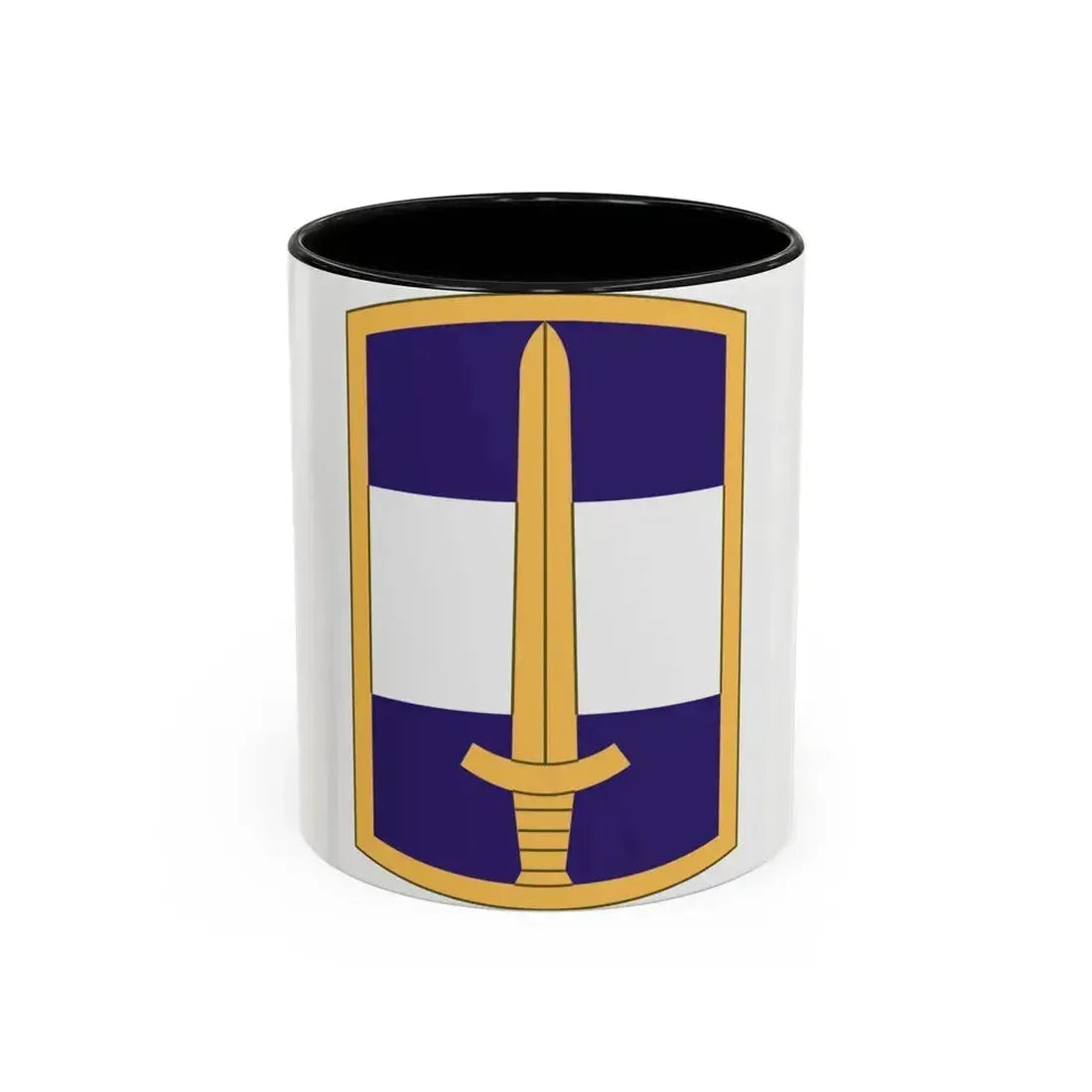 308 Civil Affairs Brigade (U.S. Army) Accent Coffee Mug 11oz Black - Go Mug Yourself