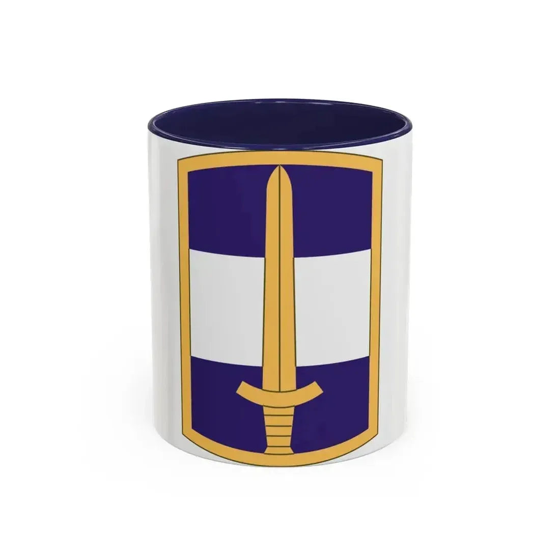 308 Civil Affairs Brigade (U.S. Army) Accent Coffee Mug 11oz Navy - Go Mug Yourself
