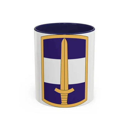 308 Civil Affairs Brigade (U.S. Army) Accent Coffee Mug 11oz Navy - Go Mug Yourself