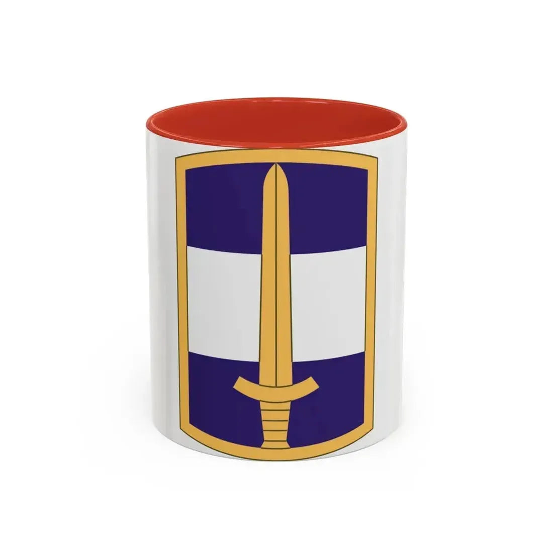 308 Civil Affairs Brigade (U.S. Army) Accent Coffee Mug 11oz Red - Go Mug Yourself