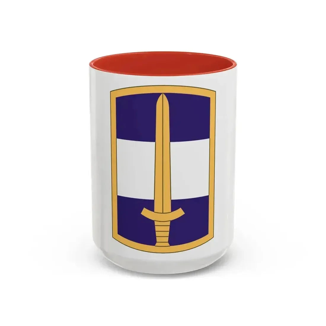 308 Civil Affairs Brigade (U.S. Army) Accent Coffee Mug 15oz Red - Go Mug Yourself