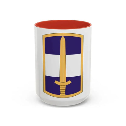 308 Civil Affairs Brigade (U.S. Army) Accent Coffee Mug 15oz Red - Go Mug Yourself