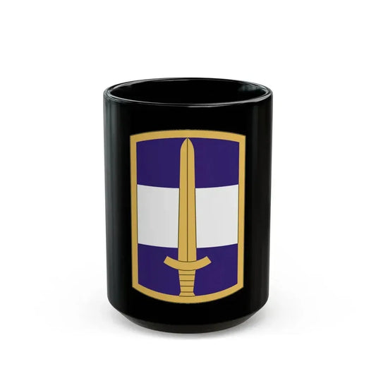 308 Civil Affairs Brigade (U.S. Army) Black Coffee Mug 15oz - Go Mug Yourself