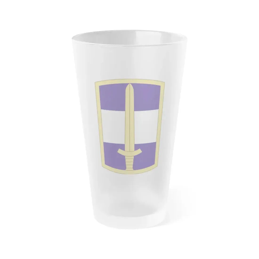 308 Civil Affairs Brigade (U.S. Army) Frosted Pint Glass 16oz Default Title - Go Mug Yourself