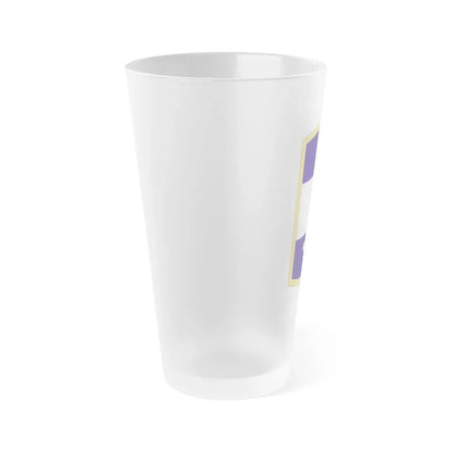 308 Civil Affairs Brigade (U.S. Army) Frosted Pint Glass 16oz - Go Mug Yourself