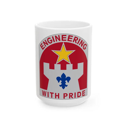 308 Engineer Group (U.S. Army) White Coffee Mug-15oz-Go Mug Yourself