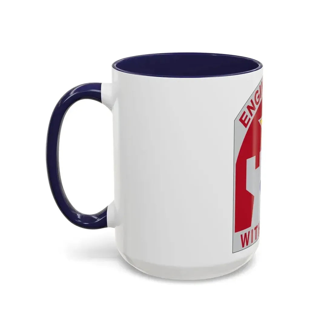 308 Engineer Group (U.S. Army) Accent Coffee Mug - Go Mug Yourself