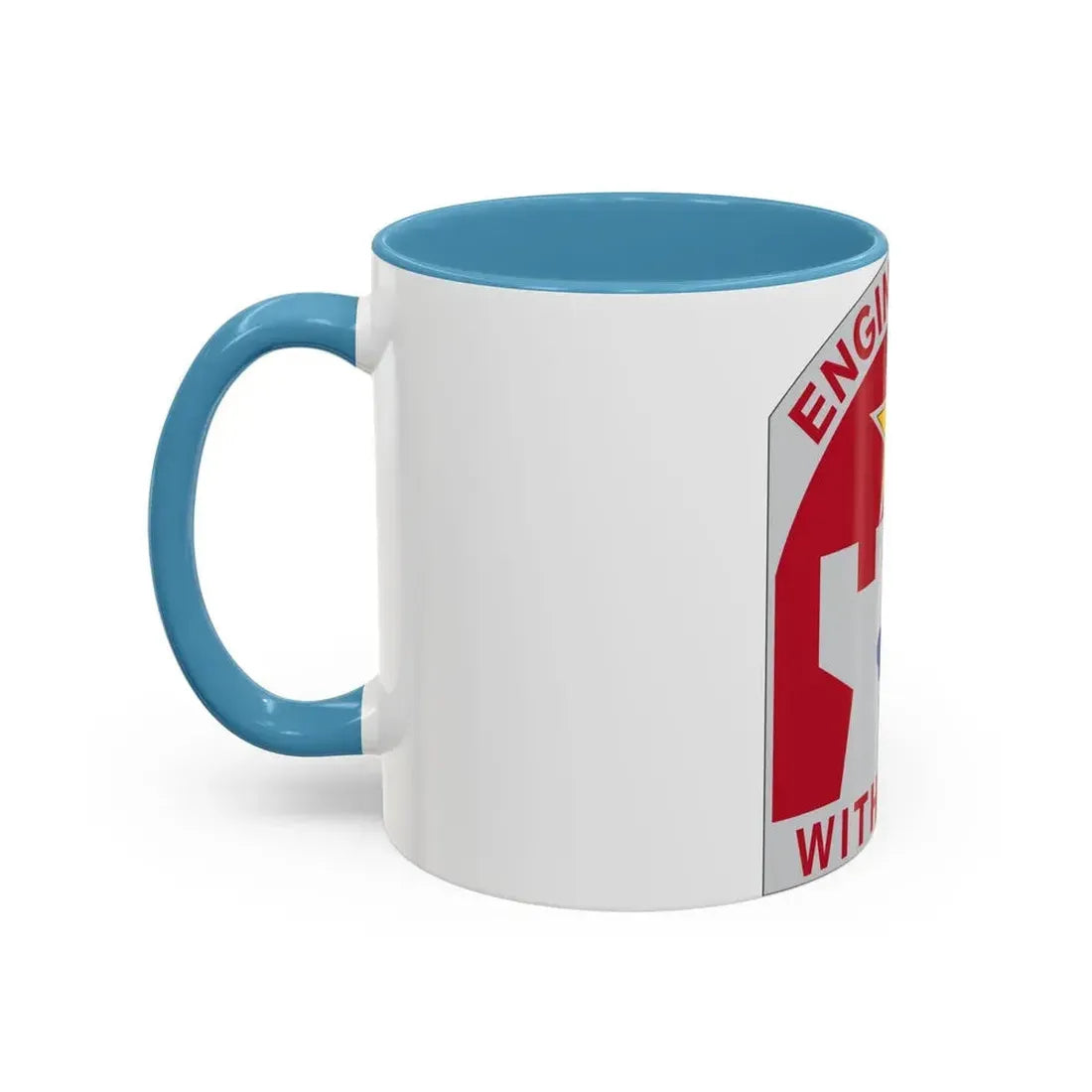 308 Engineer Group (U.S. Army) Accent Coffee Mug - Go Mug Yourself