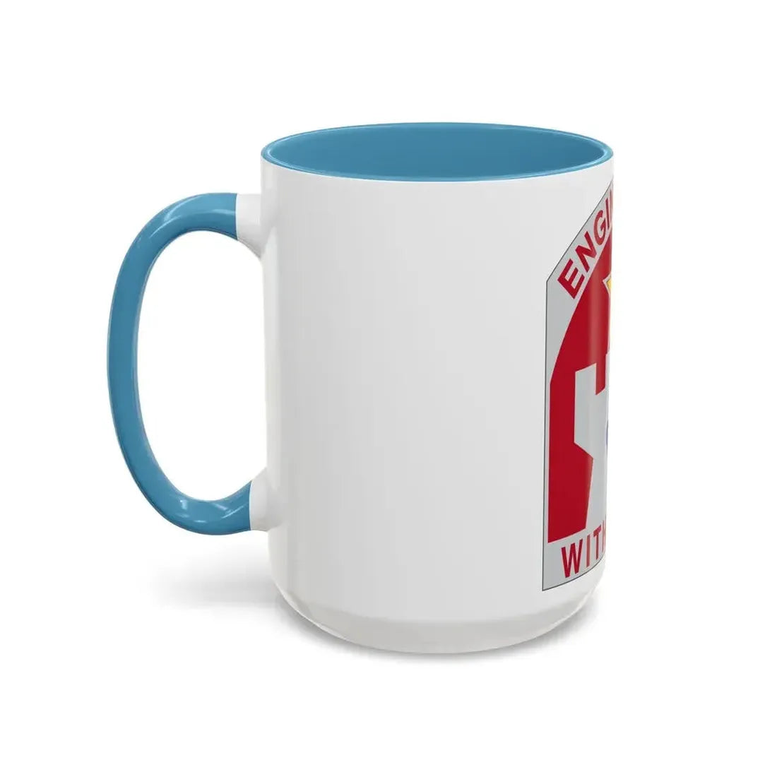 308 Engineer Group (U.S. Army) Accent Coffee Mug - Go Mug Yourself