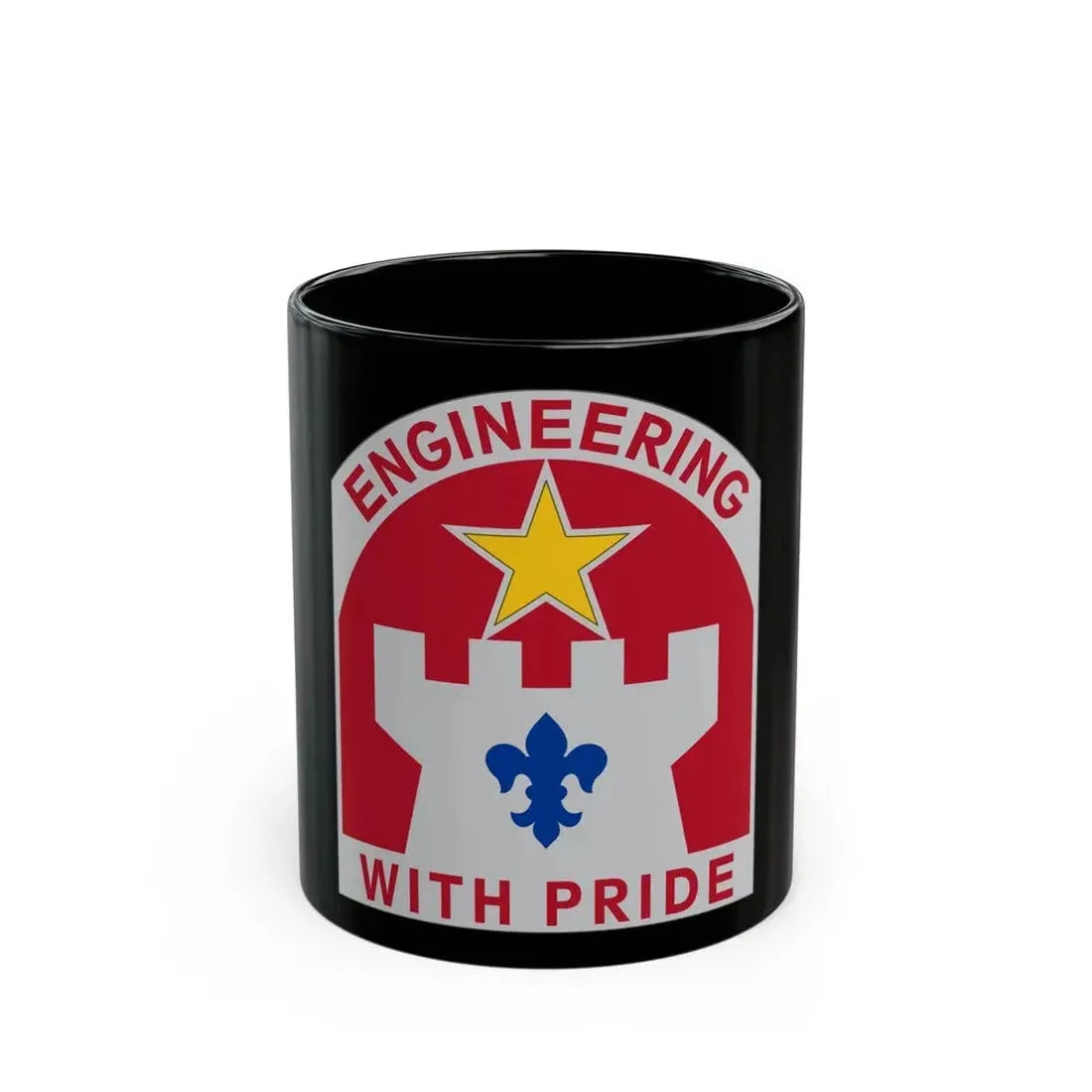 308 Engineer Group (U.S. Army) Black Coffee Mug 11oz - Go Mug Yourself