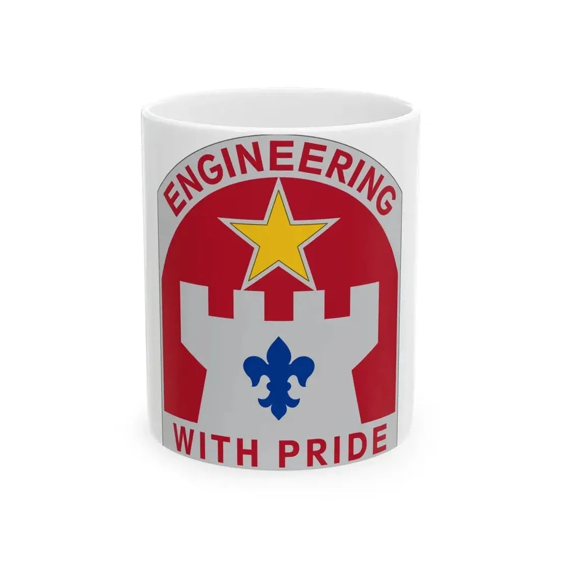 308 Engineer Group (U.S. Army) White Coffee Mug 11oz - Go Mug Yourself