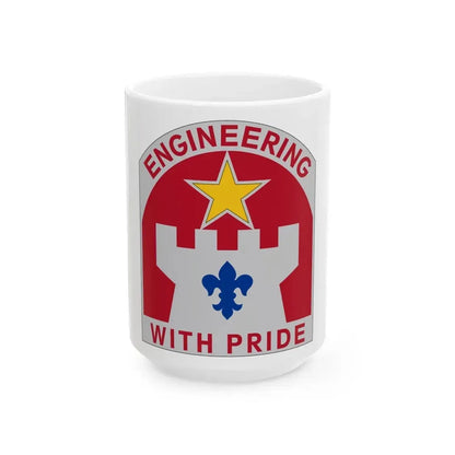 308 Engineer Group (U.S. Army) White Coffee Mug 15oz - Go Mug Yourself